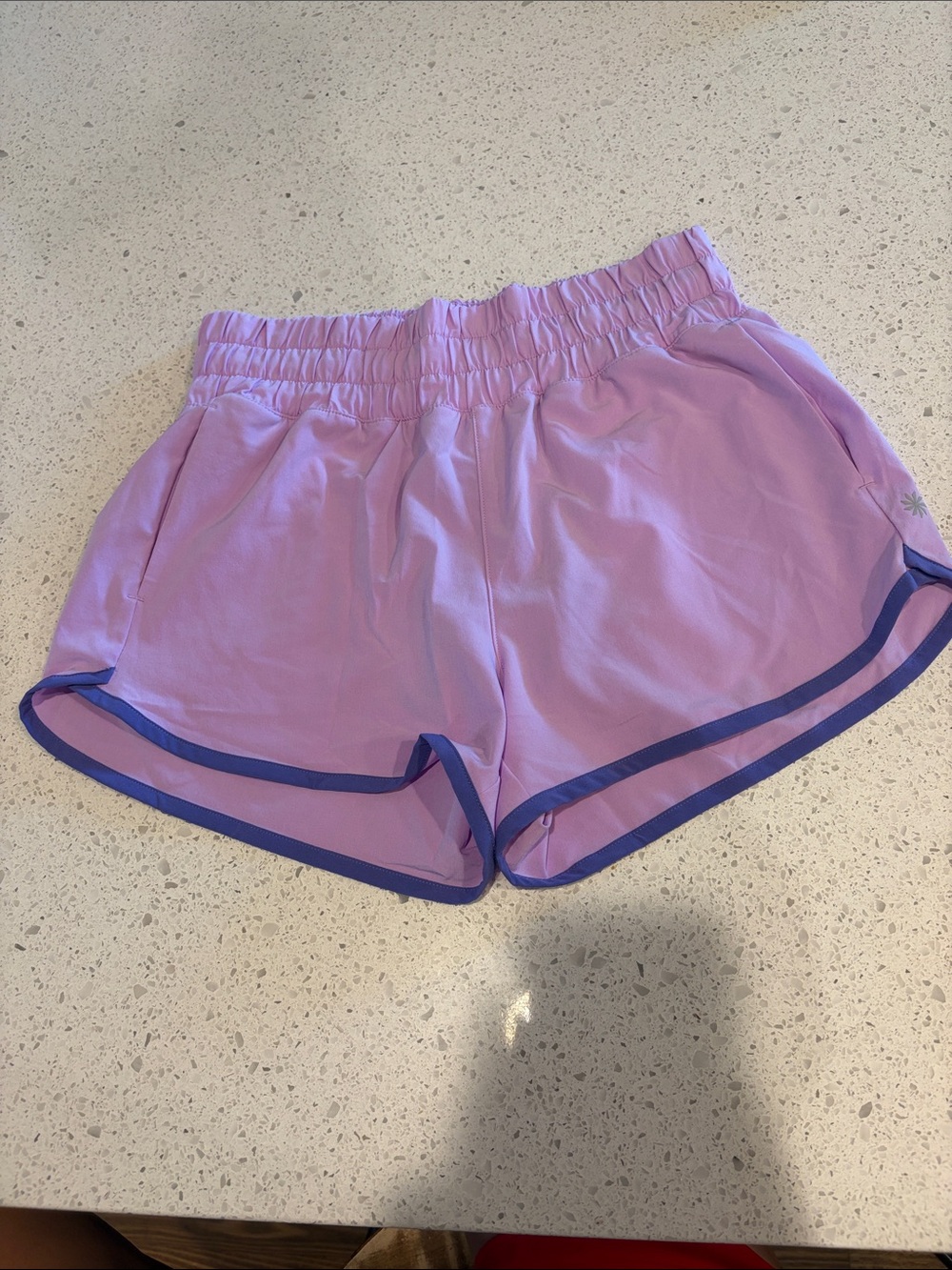 Athleta Girl Run Free 2.5” Shorts – Girls Large (12) – Lavender